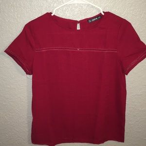 Laddering Lace Tunic Top